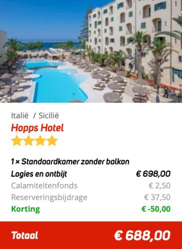 Hopps Hotel Sicilië